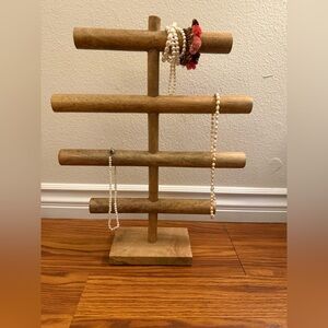 Wooden Jewelry Organizer Stand